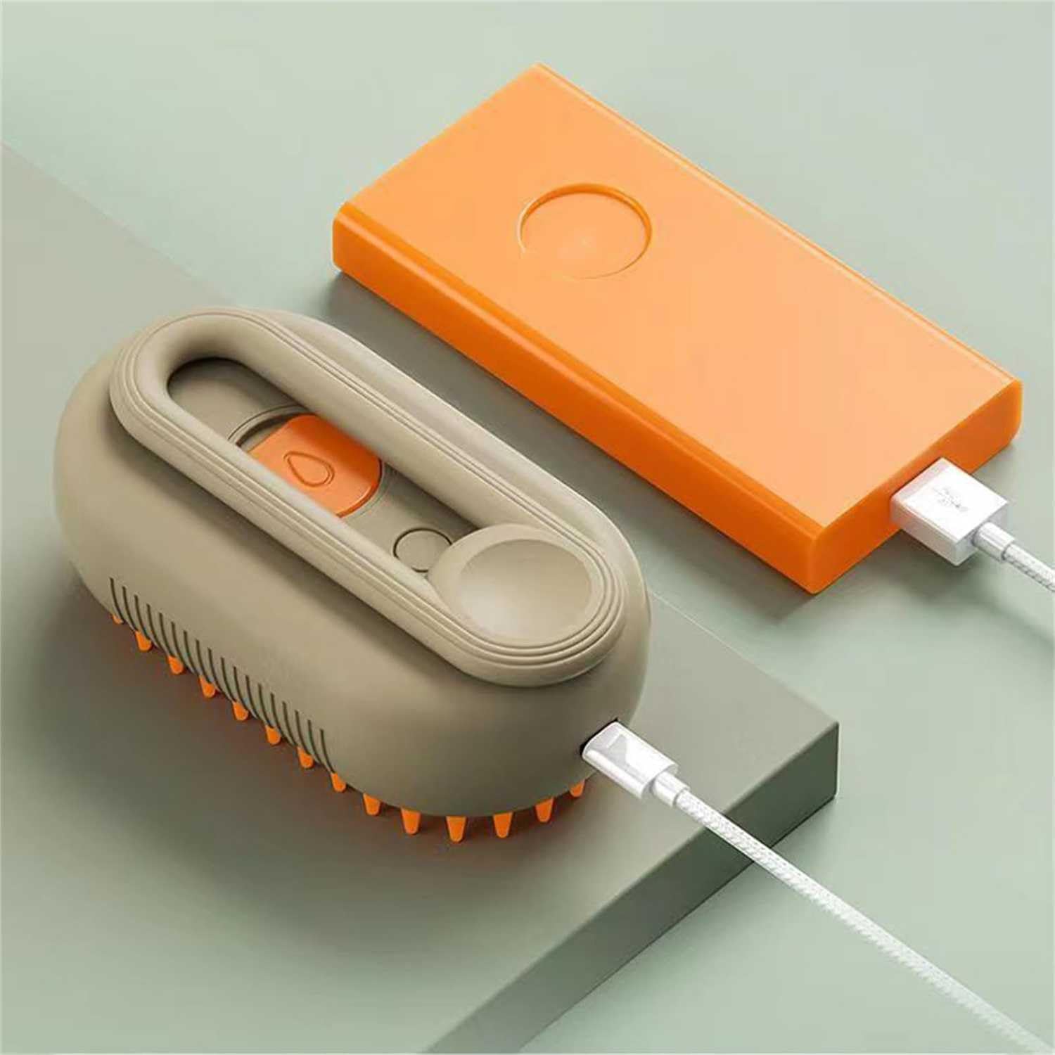 Brosse 3-en-1 pour Chien & Chat – Vapeur, Massage & Démêlage Électrique