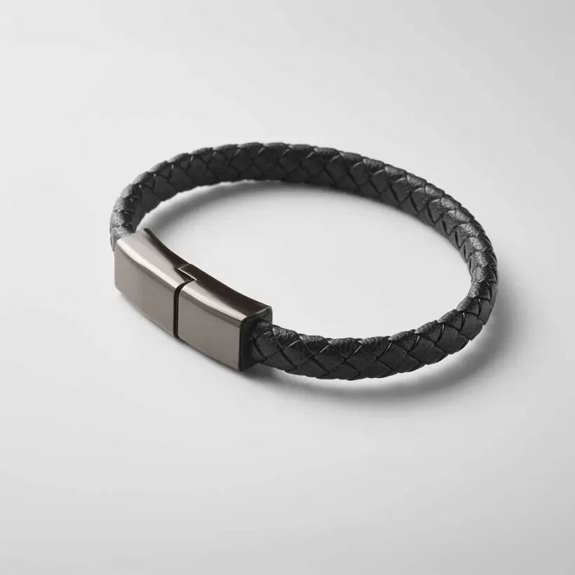 Bracelet Câble Chargeur “Tressy” – Élégant, Pratique & Toujours Chargé