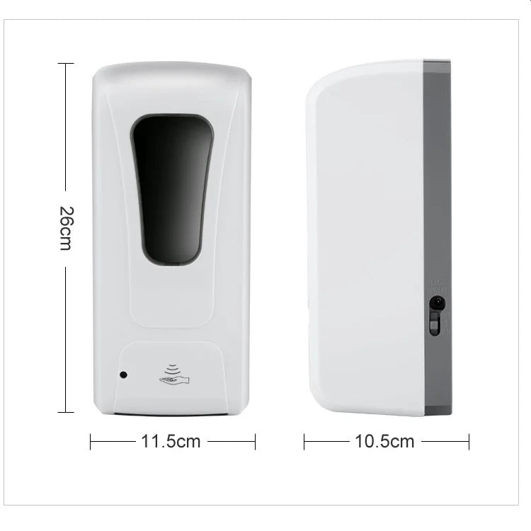 Distributeur de Savon Automatique Mural 1000ml – Sans Contact & Grande Capacité