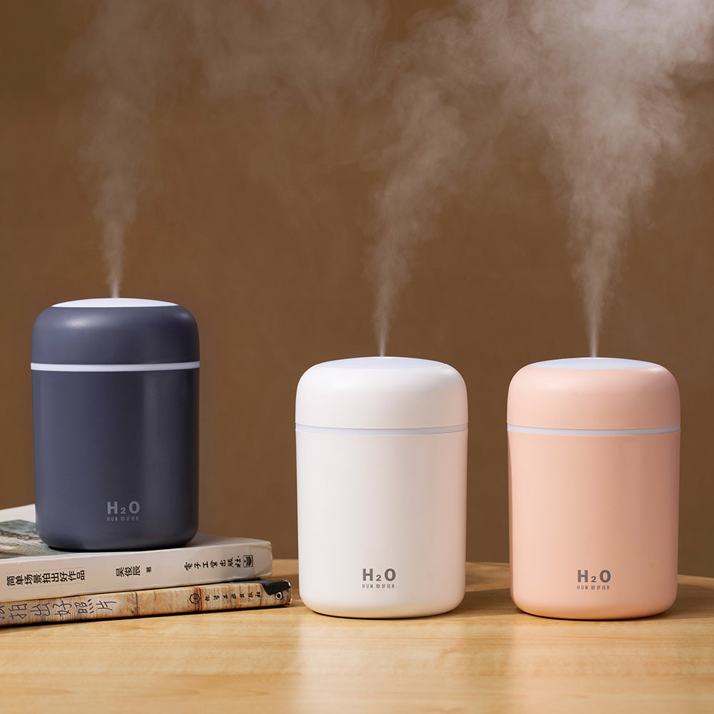 Mini Humidificateur H2O LED – Portable, Coloré & Ultra Pratique