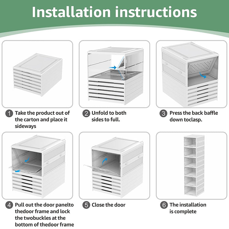 Boîtes à Chaussures Empilables Pliables – Organisation Premium & Modulable