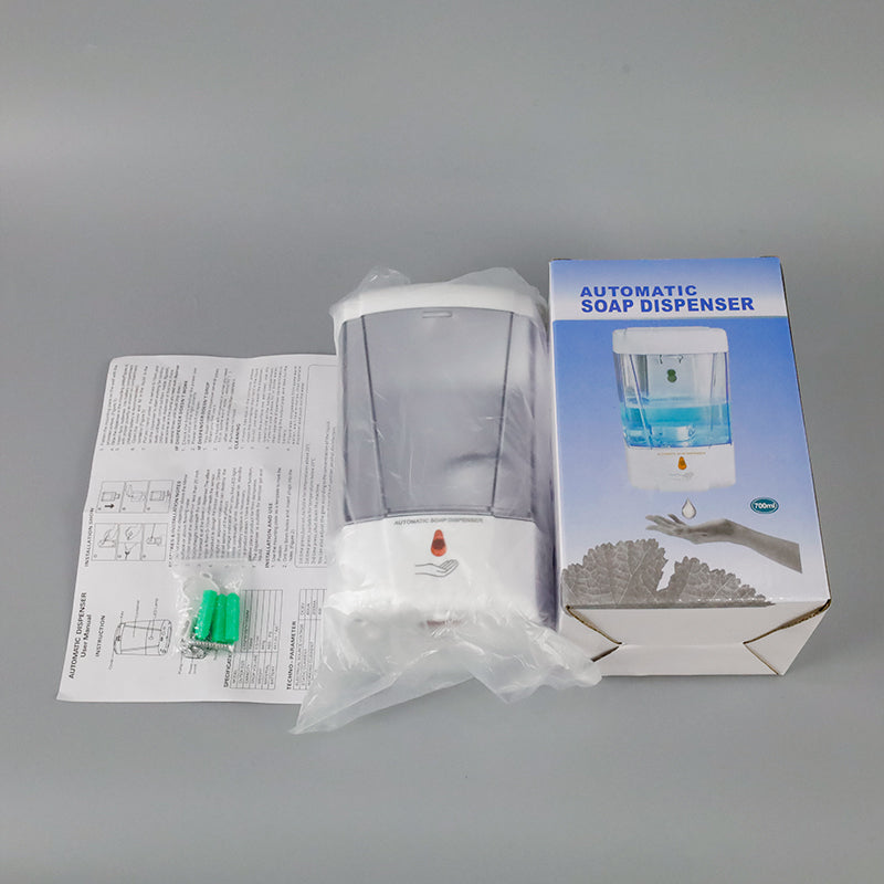 Distributeur de Savon Automatique 700ml – Sans Contact & Fixation Murale