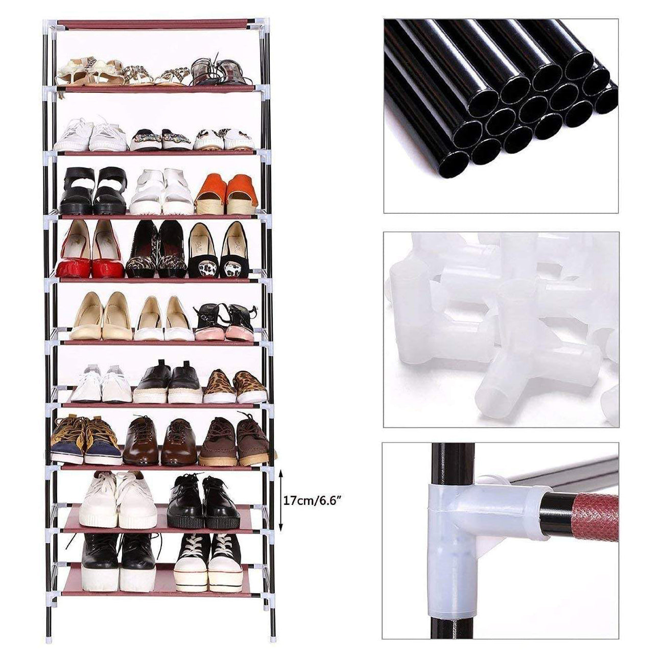 Armoire à Chaussures avec Housse – Rangement Propre & Discret