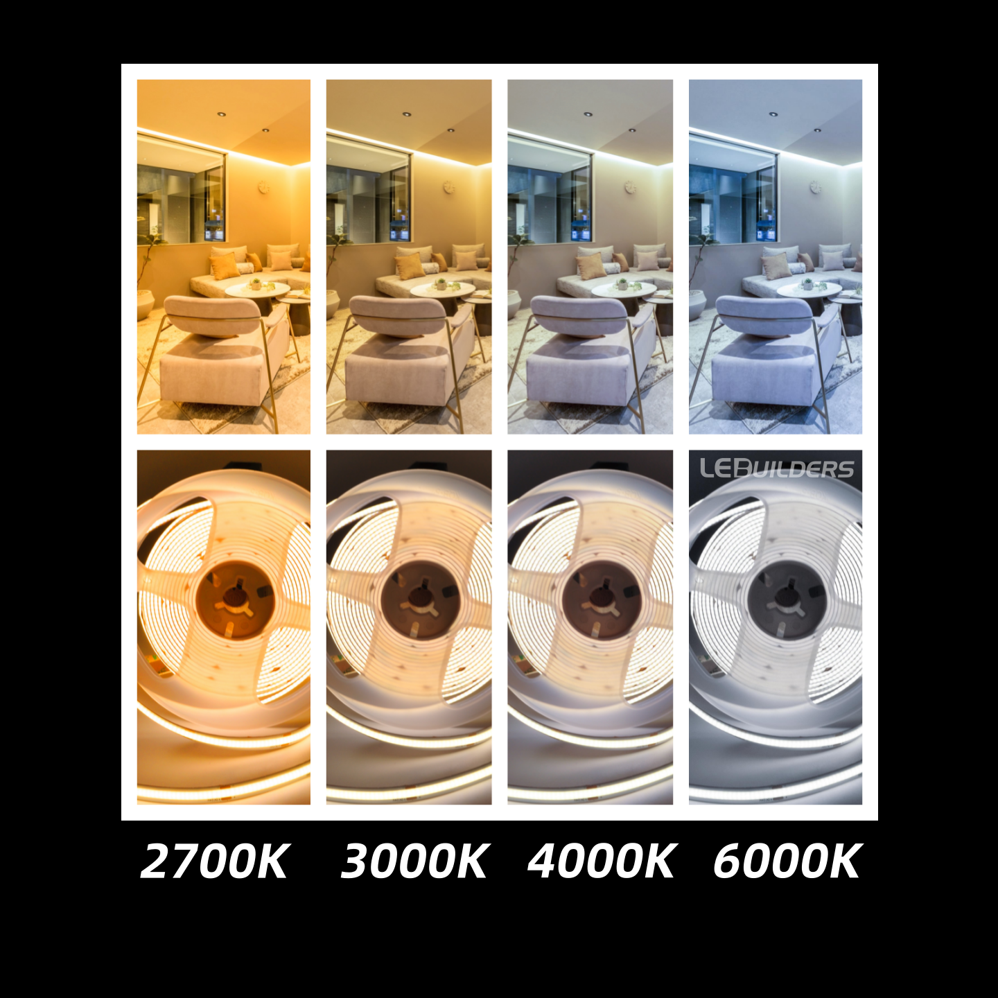 Bande LED COB Ultra Lumineuse – Éclairage Premium Sans Points Visibles