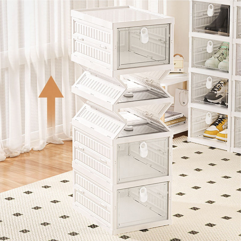 Boîte de Rangement Chaussures Empilable – Organisation Premium & Design Moderne