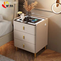 Table de Chevet Intelligente avec Charge Sans Fil – Design Moderne & Luxe