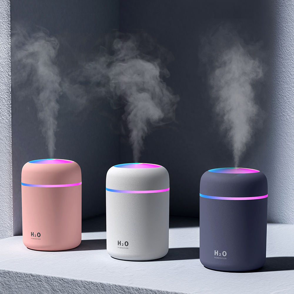 Mini Humidificateur H2O LED – Portable, Coloré & Ultra Pratique