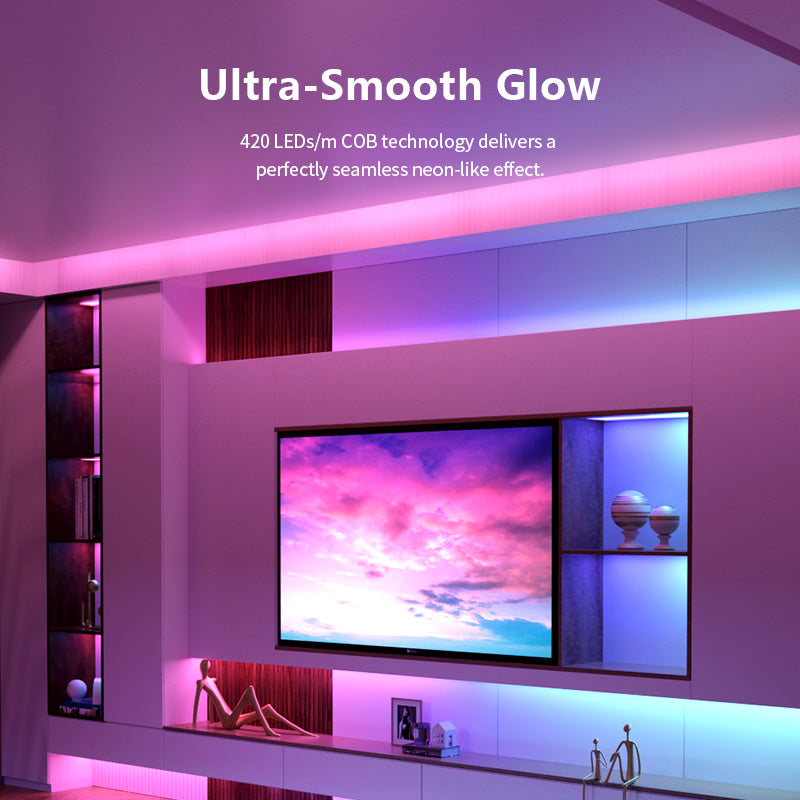 Bande LED Néon RGB Intelligente – 16 Millions de Couleurs, Contrôle App & Étanche IP67