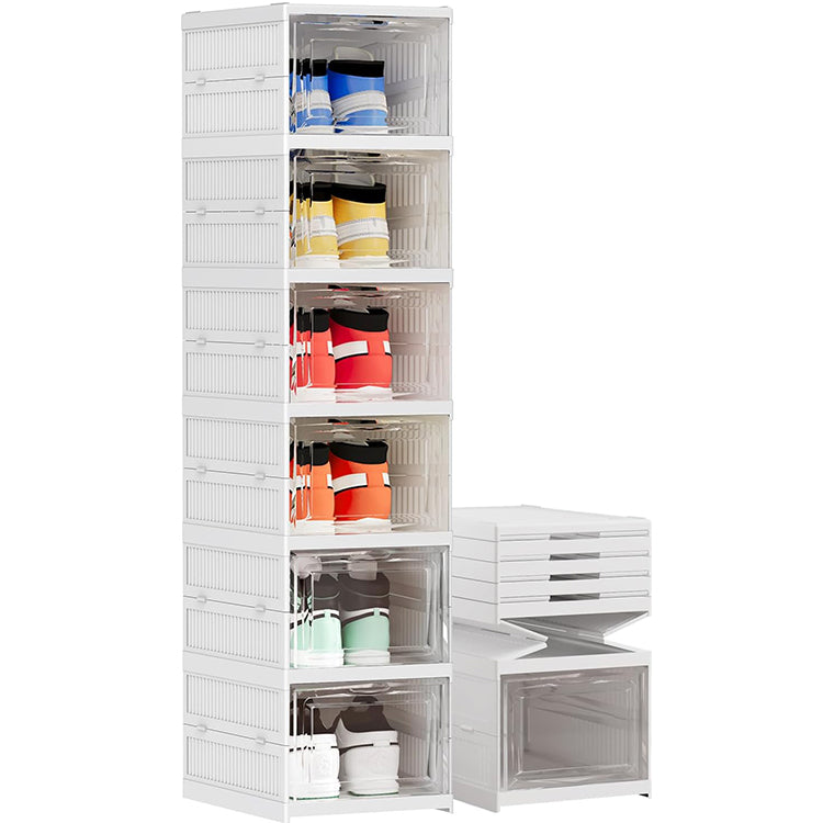 Boîtes à Chaussures Empilables Pliables – Organisation Premium & Modulable