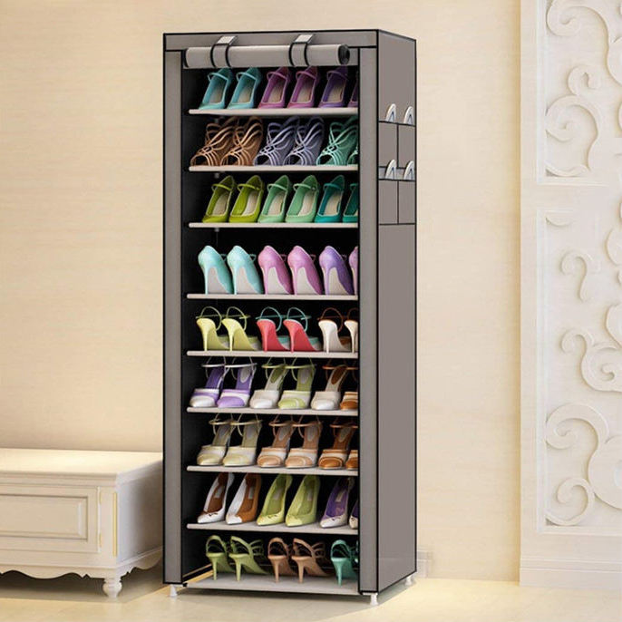 Armoire à Chaussures avec Housse – Rangement Propre & Discret