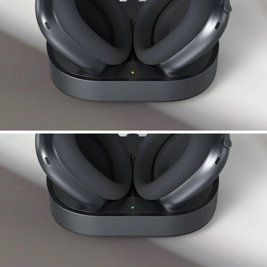 Headphone Charging Station Fit for AirPods Max Headphones Accessories Charging Base with Dual Connectors Anti-Scratch