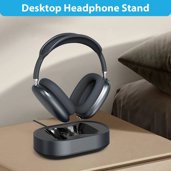 Headphone Charging Station Fit for AirPods Max Headphones Accessories Charging Base USB-C with Dual Connectors Anti-Scratch