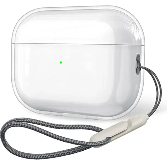 Clear Soft TPU Earphone Case with Lanyard Strap for Airpods Pro 2 3 2nd Generation Air Pods 4 3 1 3rd 2024 Gen Cover Accessories